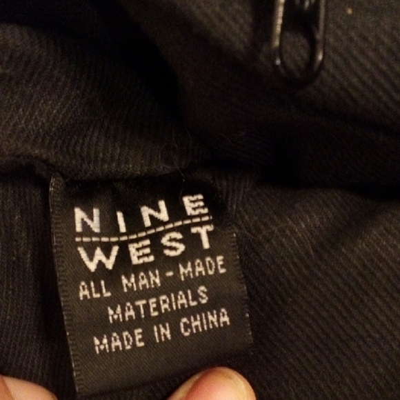 Nine West Black Satchel with Charm - Picture 6 of 8